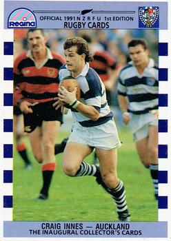1991 Regina NZRFU 1st Edition #60 Craig Innes Front